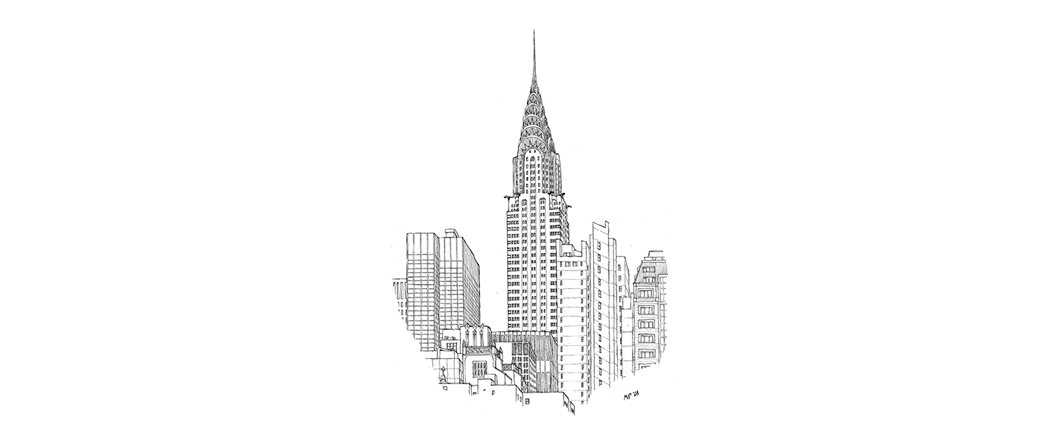 Matteo-Pericoli-Chrysler Building