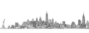 Matteo-Pericoli-Imaginary Skyline Manhattan