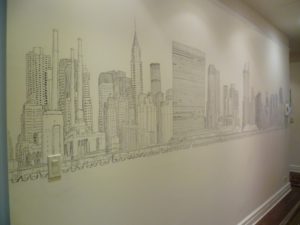 Matteo-Pericoli-Mural in NYC Apartment