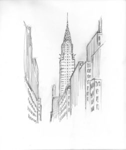 Matteo-Pericoli-Chrysler Building-New York